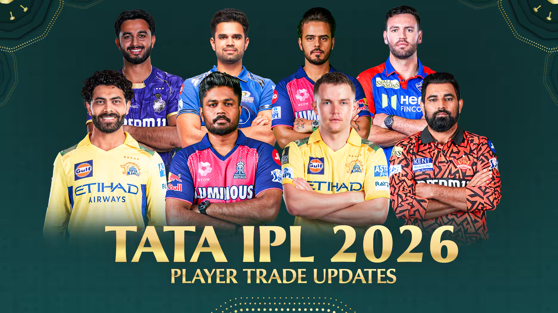 IPL 2026 all teams and captains - Jai Club 03